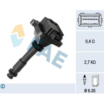 Bobine d'allumage FAE OEM 133865