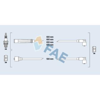 Kit de câbles d'allumage FAE OEM 3370060A10