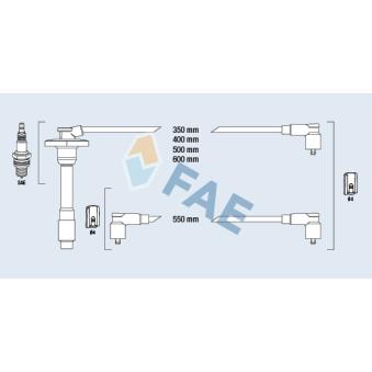Kit de câbles d'allumage FAE OEM 9099899001