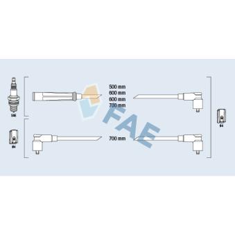 Kit de câbles d'allumage FAE 85020