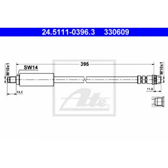 Flexible de frein ATE OEM 7700845510