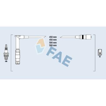 Kit de câbles d'allumage FAE [85490]