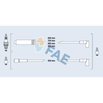Kit de câbles d'allumage FAE 85960