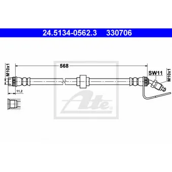Flexible de frein ATE OEM 4500131