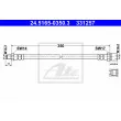 ATE 24.5165-0350.3 - Flexible de frein