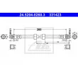 ATE 24.5204-0260.3 - Flexible de frein