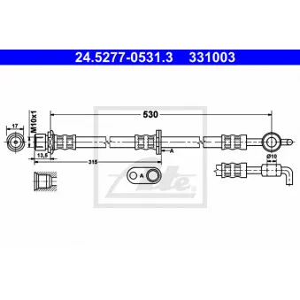 Flexible de frein ATE 24.5277-0531.3