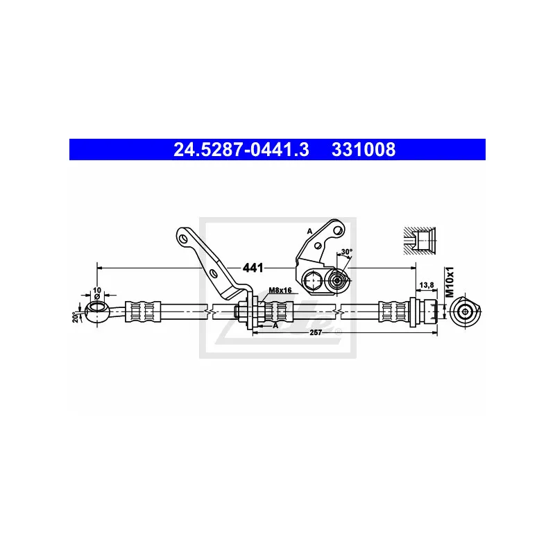 Flexible de frein ATE 24.5287-0441.3 - Visuel 1