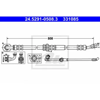 Flexible de frein ATE OEM 5155081A00