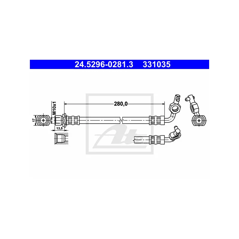 Flexible de frein ATE 24.5296-0281.3 - Visuel 1