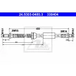 ATE 24.5303-0400.3 - Flexible de frein