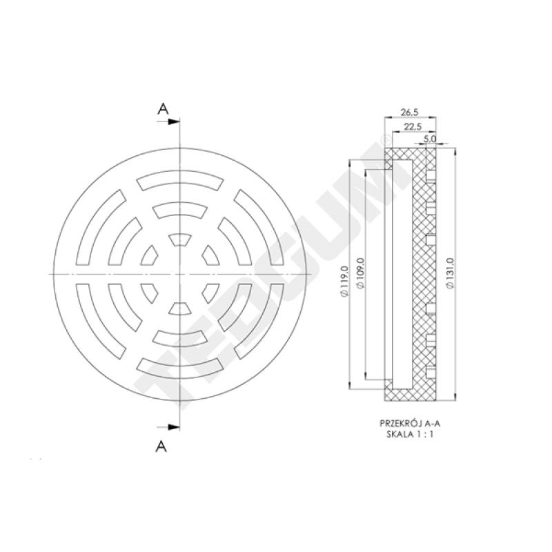 Patin, tampon caoutchouc cric TEDGUM TED18550 - Visuel 2