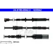 Contact d'avertissement, usure des plaquettes de frein ATE [24.8190-0942.2]