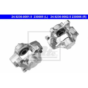 Étrier de frein ATE 24.9236-0001.5 pour VOLVO FMX 2,4 Diesel - 82cv