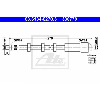 Flexible de frein ATE 83.6134-0270.3