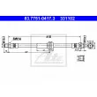 ATE 83.7751-0417.3 - Flexible de frein