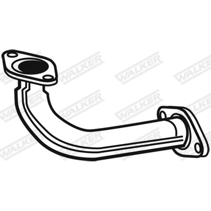 Tuyau d'échappement WALKER 02154 - Visuel 1