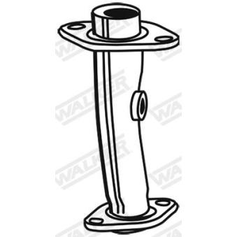 Tuyau d'échappement WALKER OEM 1740174470