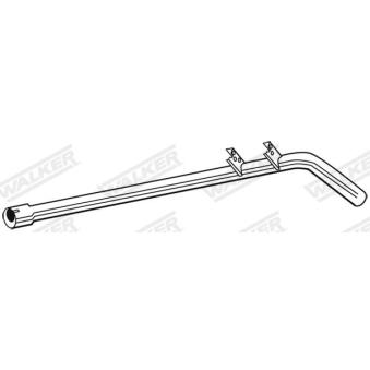 Tuyau d'échappement WALKER OEM 8200447371