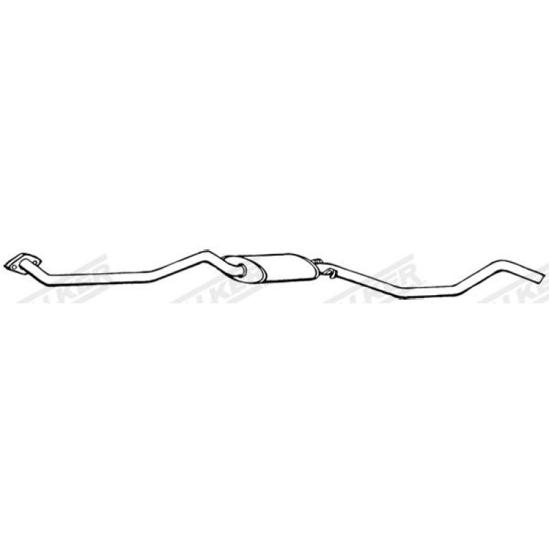 Silencieux central WALKER 07812 - Visuel 1