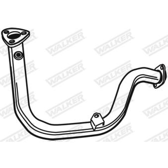 Tuyau d'échappement WALKER OEM 1705C1