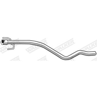 Tuyau d'échappement WALKER 09199