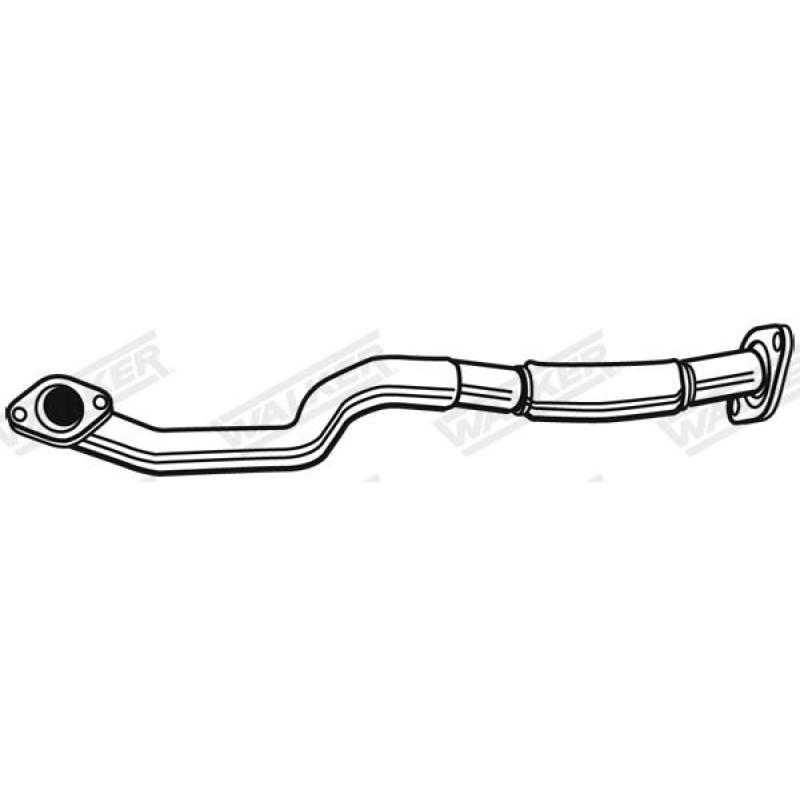 Tuyau d'échappement WALKER 10508 - Visuel 1