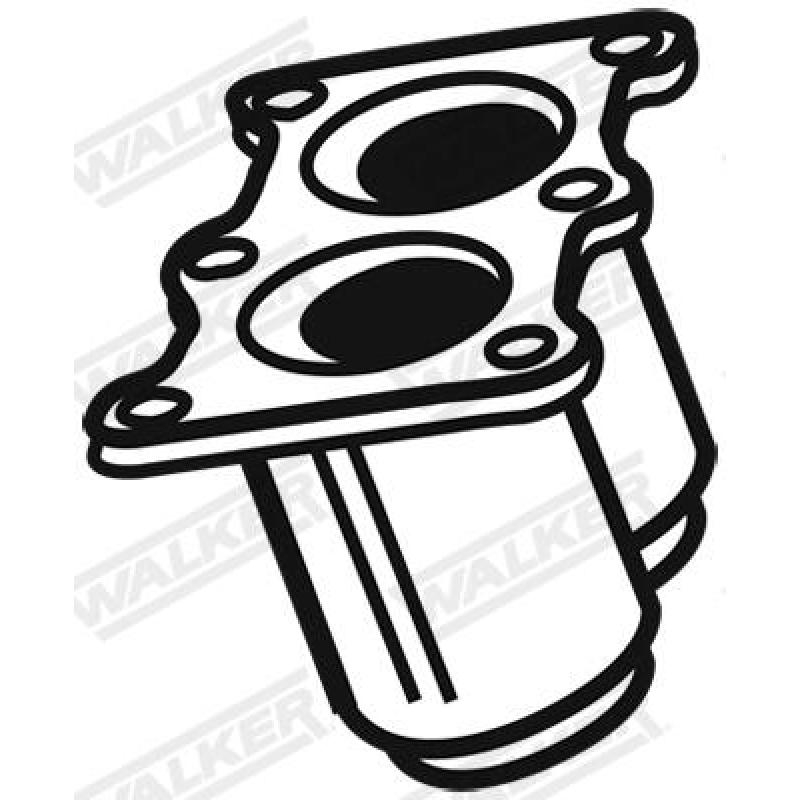 Tube ondulé, système d'échappement WALKER 10544 - Visuel 1