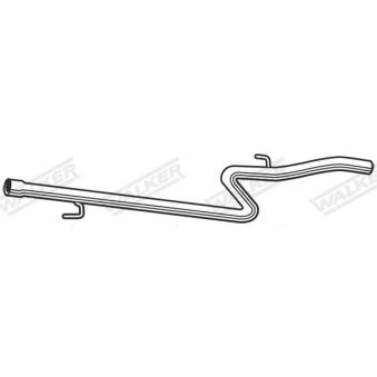 Tuyau d'échappement WALKER OEM 51781914