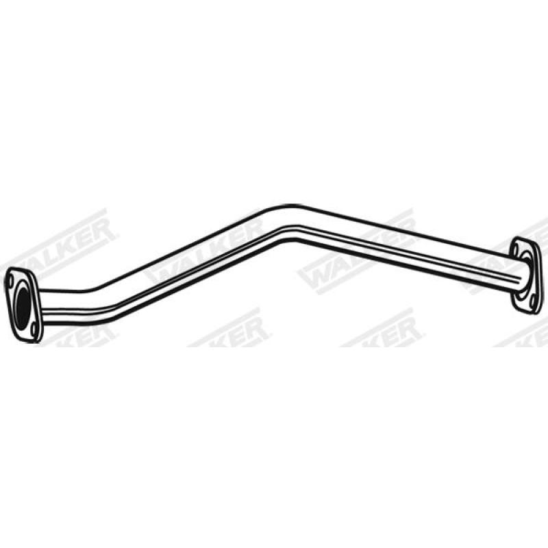 Tuyau d'échappement WALKER 10588 - Visuel 1