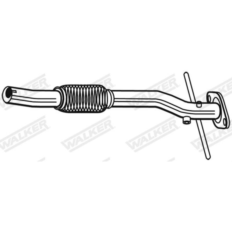 Tuyau d'échappement WALKER 10658 - Visuel 1
