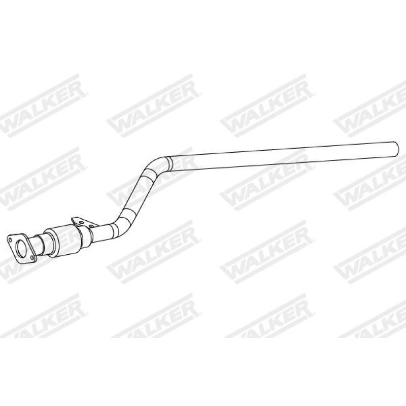 Tuyau d'échappement WALKER 10851 - Visuel 1