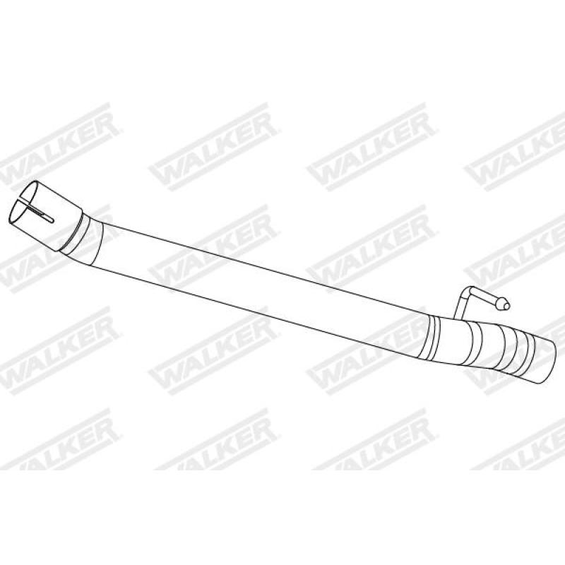 Tuyau d'échappement WALKER 10874 - Visuel 1