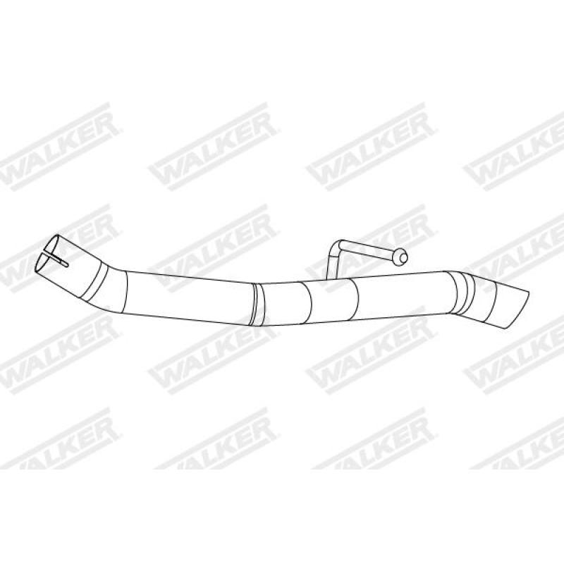 Tuyau d'échappement WALKER 10876 - Visuel 1