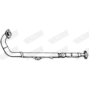 Tuyau d'échappement WALKER OEM 1741087232 Tuyau d'échappement WALKER OEM 1741087232