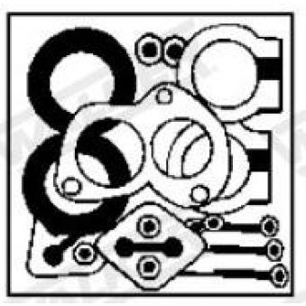 Kit d'assemblage, système d'échappement WALKER 19290