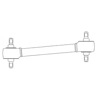 Triangle ou bras de suspension (train arrière) LEMFORDER 22986 01 pour MERCEDES-BENZ SK 2635 A - 435cv