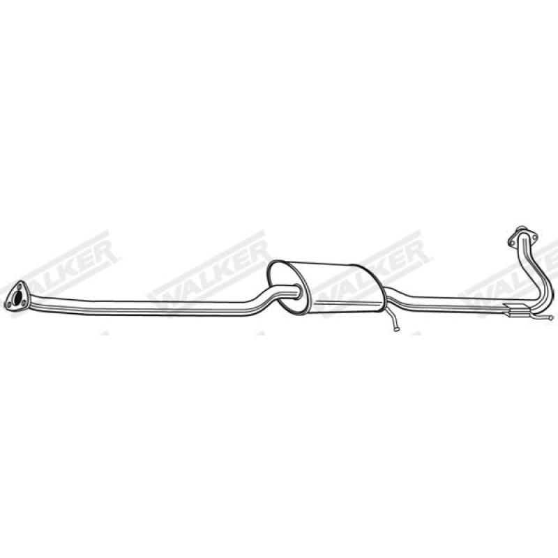 Silencieux central WALKER 22170 - Visuel 1