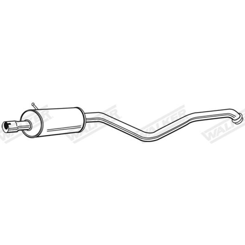 Silencieux central WALKER 22507 - Visuel 1