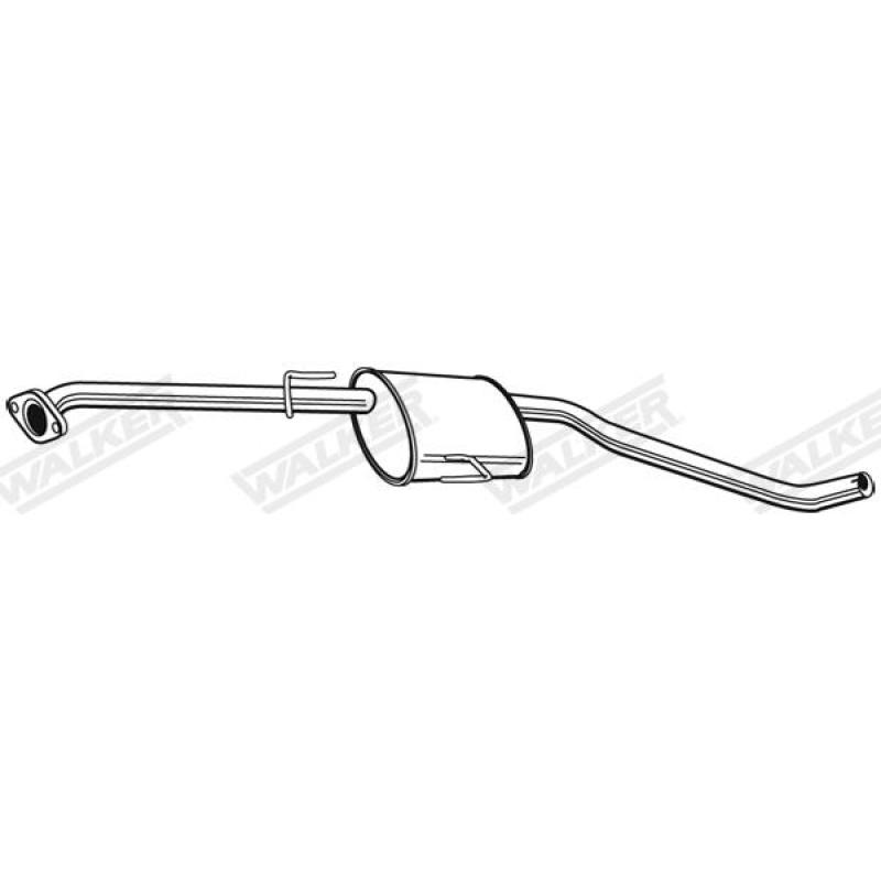 Silencieux central WALKER 22566 - Visuel 1
