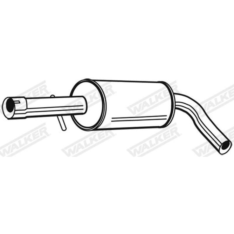 Silencieux central WALKER 22719 - Visuel 1