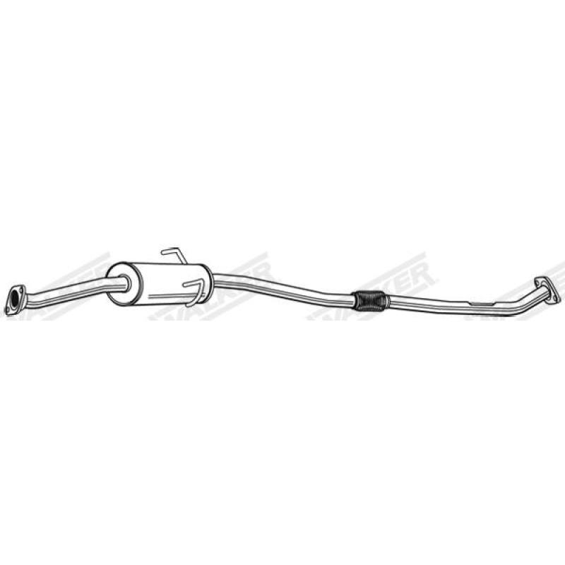 Silencieux central WALKER 22906 - Visuel 1