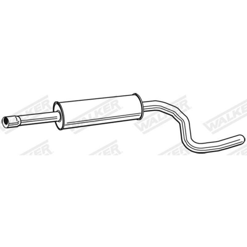 Silencieux central WALKER 23167 - Visuel 1