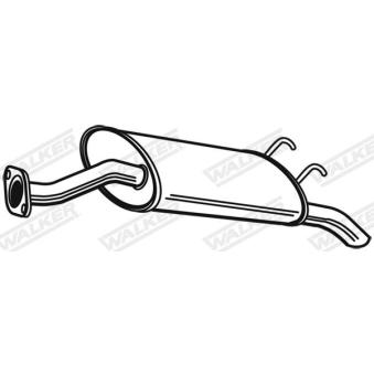 Silencieux arrière WALKER [23189]