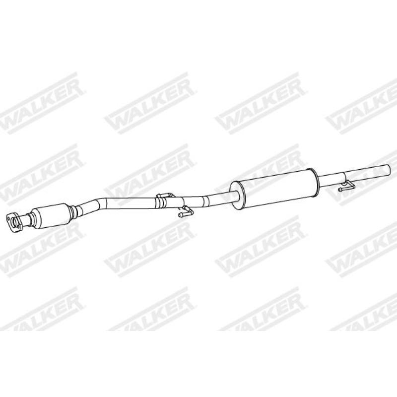 Silencieux central WALKER 24494 - Visuel 1
