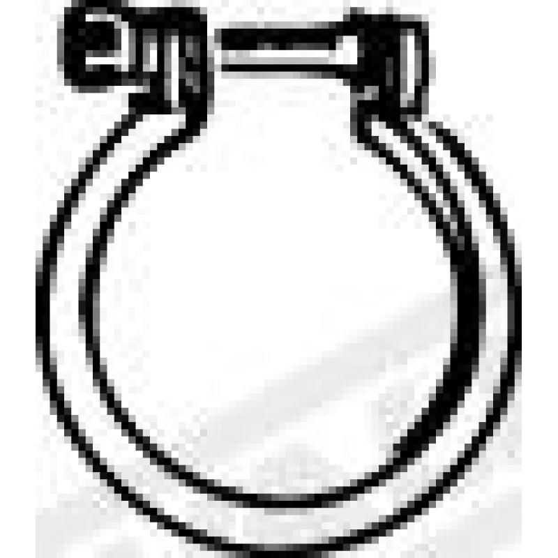 Pièce de serrage, échappement WALKER 82845 - Visuel 1