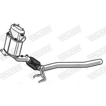 Filtre à particules / à suie, échappement WALKER OEM 3AA254700KX