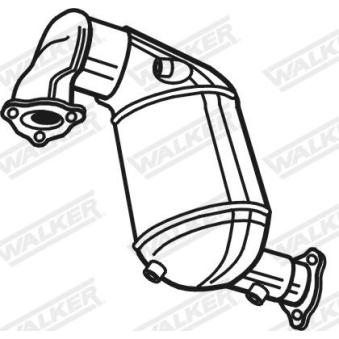 Filtre à particules / à suie, échappement WALKER OEM 8K0254751X