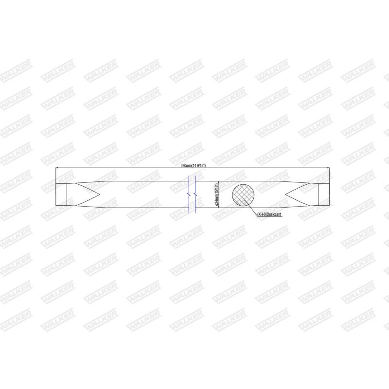 Filtre déshydratant, climatisation WALKER WDR00091 - Visuel 1