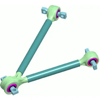 Triangle ou bras de suspension (train arrière) LEMFORDER OEM 81432706106